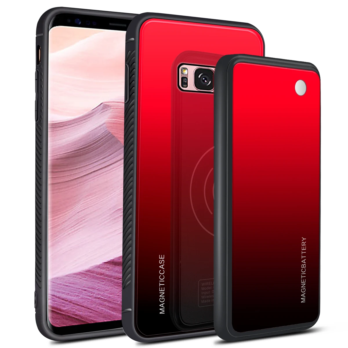Galaxy S8 Plus Для samsung Galaxy S10/S9/S10e/S10/Note 10/S8 S9 S10 Note 10 Plus чехол с 5000 мАч беспроводным зарядным устройством - Цвет: Galaxy S8 Plus