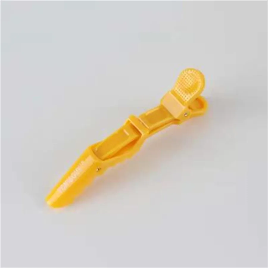 

Plastic Traceless Crocodile Alligator Clip Duck Long Mouth Hairpin Hairdressing Partition Tools Haircutting Article 2021
