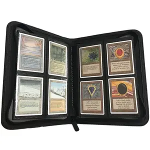 Торговая карта для коллекционеров, альбом pokemon с 20 двусторонними 4 карманами, вмещает до 160 торговых карт для настольных игр