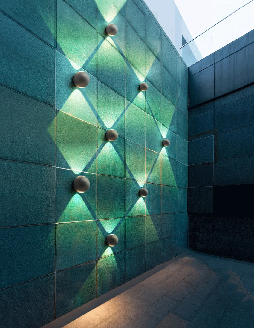 Уличный водонепроницаемый настенный светильник IP65 современный комнатный и