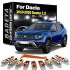 Встроенный световой комплект BADEYA Canbus для 2010 2011-2020 Dacia Duster 1 2 купольная карта лампа для чтения номерного знака багажника