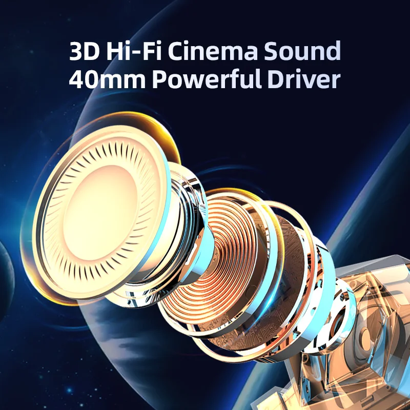 hifi stereo bass gaming headphone with microphone pc laptop video game accessories for ps4 xbox phone led boys headset gamer free global shipping