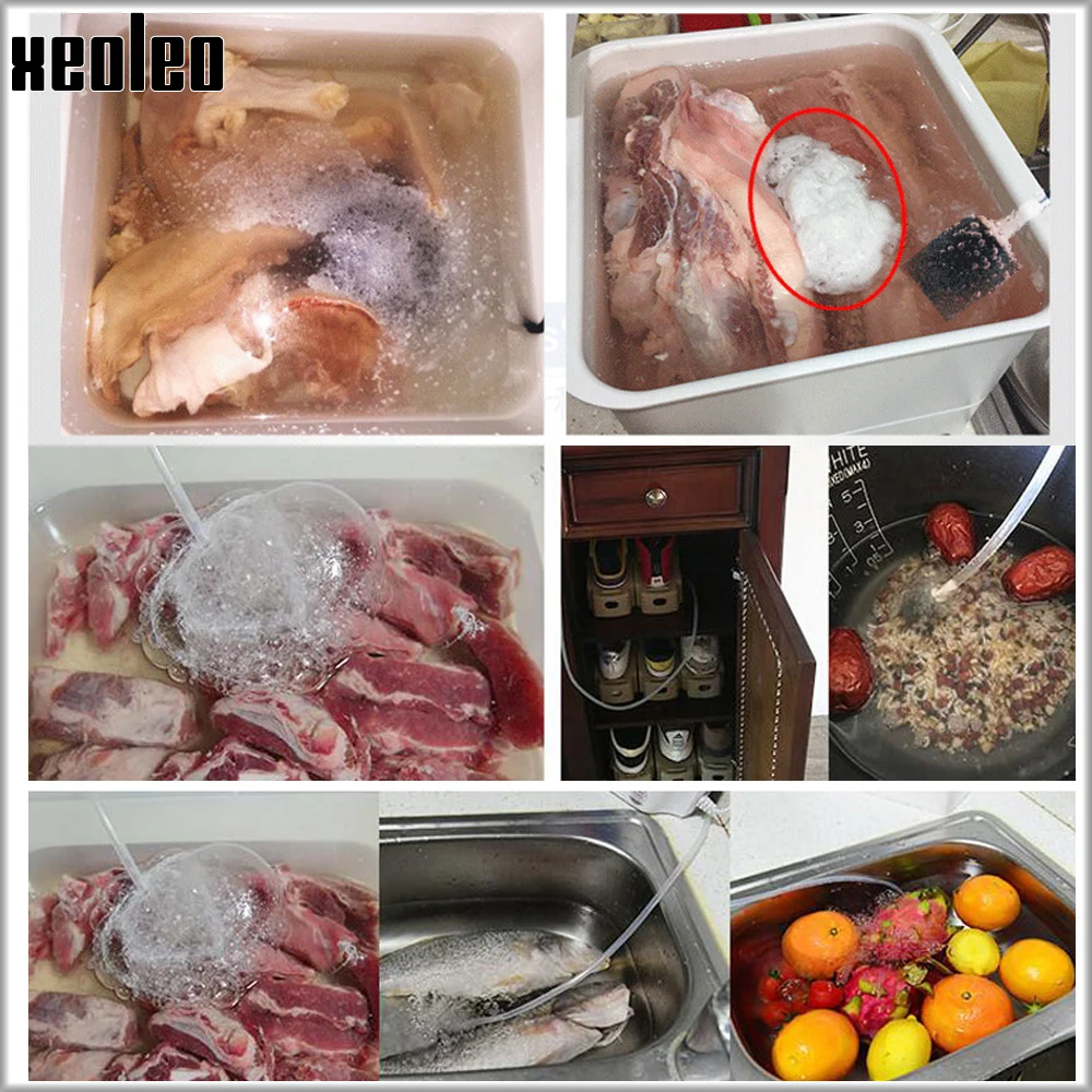 Портативный очиститель воды XEOLEO генератор озона 2000 мг/ч дезинфектор для фруктов