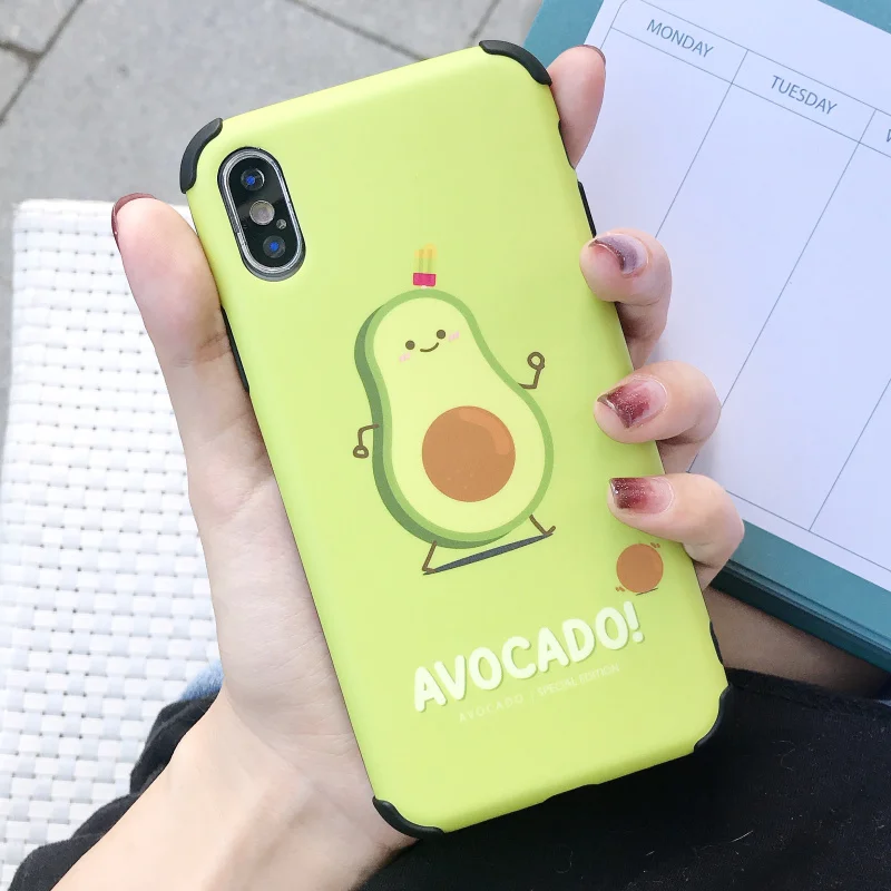 Style 18 Матовый Ударопрочный Мягкий чехол для телефона iphone11 Pro Max XR XS MAX 6 7 8plus X, чехол с буквенным принтом в виде банана - Цвет: Style 18