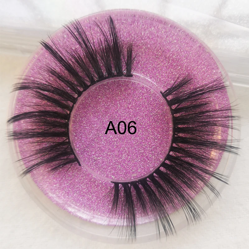 

Valentine's Day Wholesale Private Label 3D Faux Mink Eyelashes Vendor False Korean Silk Synthetic Eye Lash Own Brand Custom