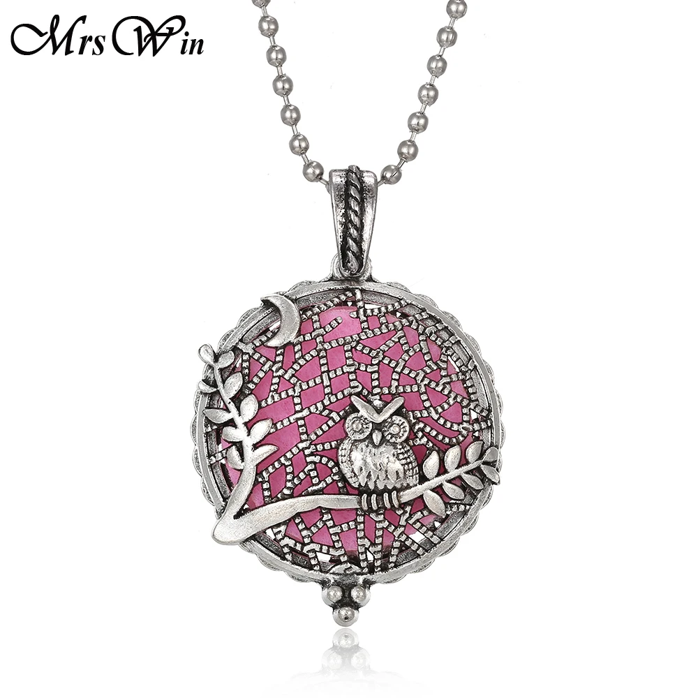 Новый аромадиффузор ожерелье открытые медальоны серебряного цвета кулон духи