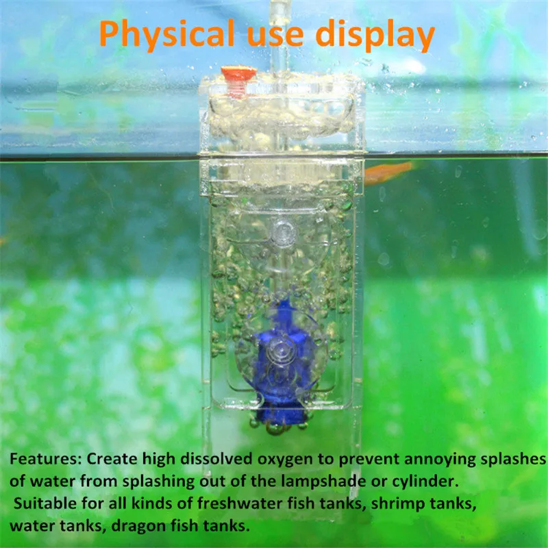 

Aquarium Oxygen Container High Dissolved Device To Prevent Water Splashes Container Sund Insulation