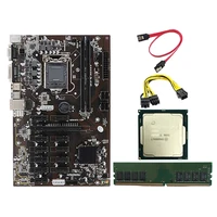 b250 btc motherboard with g3930g3900 cpu8g ddr4 ram6 to 8pin power cable 12 pcie slot lga1151 ddr4 sata3 0 usb3 0