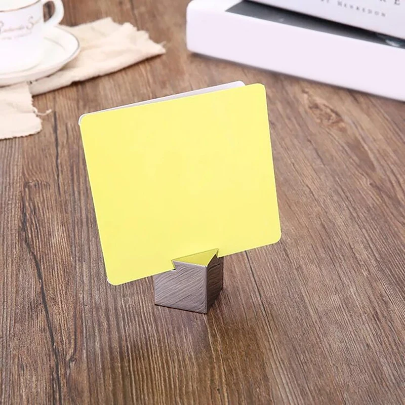 Stainless Steel Menu Holder Business Card Name Display Stand Rack Price For Hotel Buffet Accessories | Дом и сад