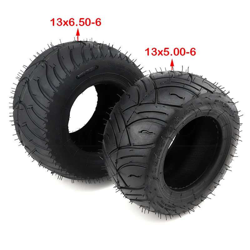 

Brand new kart tire tire front 13x5.00-6 rear 13x6.50-6 inches suitable for kart mower scooter tire tire tubeless rim scooter