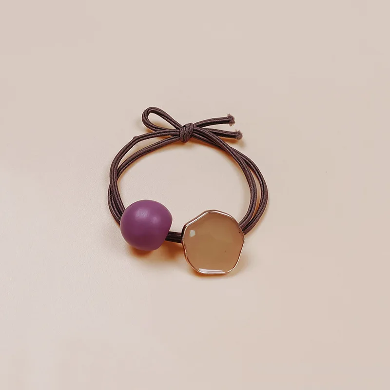 Bandas el&aacute;sticas para el pelo de estilo princesa para ni&ntilde;a, accesorios para el cabello para ni&ntilde;a, ropa para el cabello de forma redonda, coletas, Anillo para el cabello, tocado-4