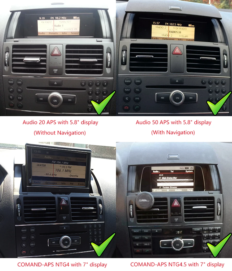 Android 9 10,25 ''автомобильный dvd-плеер gps навигация для Mecerdes Benz C-W204 2007-2011 Авто Радио стерео плеер мультимедиа головное устройство