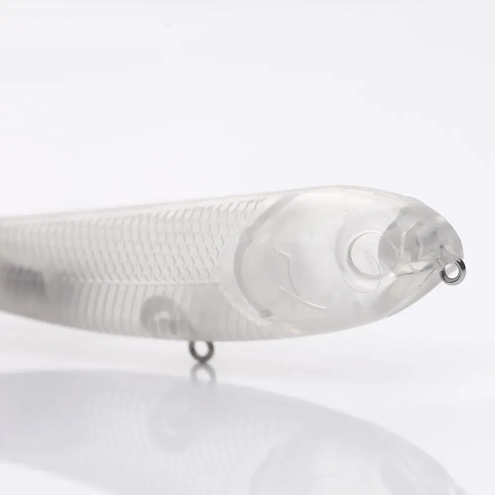 Оптовая продажа 100 шт./компл. неокрашенные приманки для рыбалки сделай сам Чистый