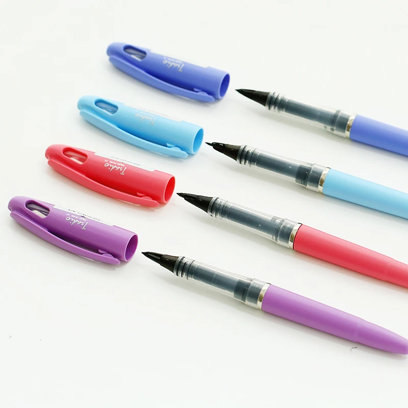 Ручка гелевая Pentel Tradio TRJ50 0 7-2 мм быстросохнущая с гибким наконечником