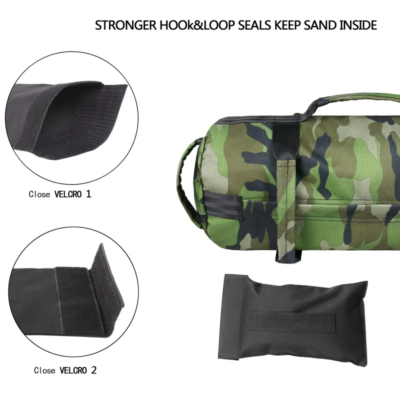 

40LBS Weight Bags Squat Training Heavy Unfilled Weightlifting Sandbag Military Power Training Body Shaper Fitness Equipment