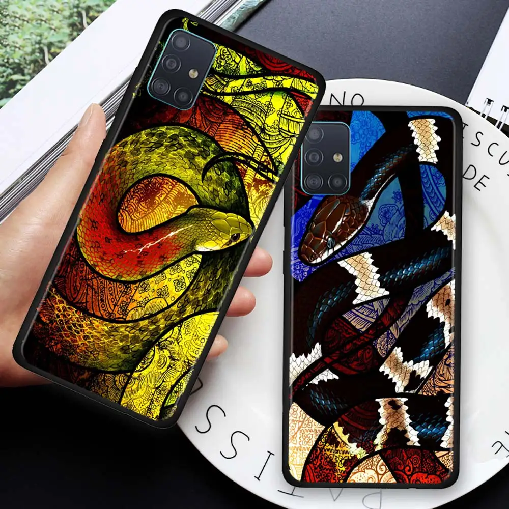 

TPU Black Case For Samsung Galaxy A90 A70 A80 GG Snake Soft Coque for SAMSUNG GALAXY A30 A20 A10 Silicone Shell