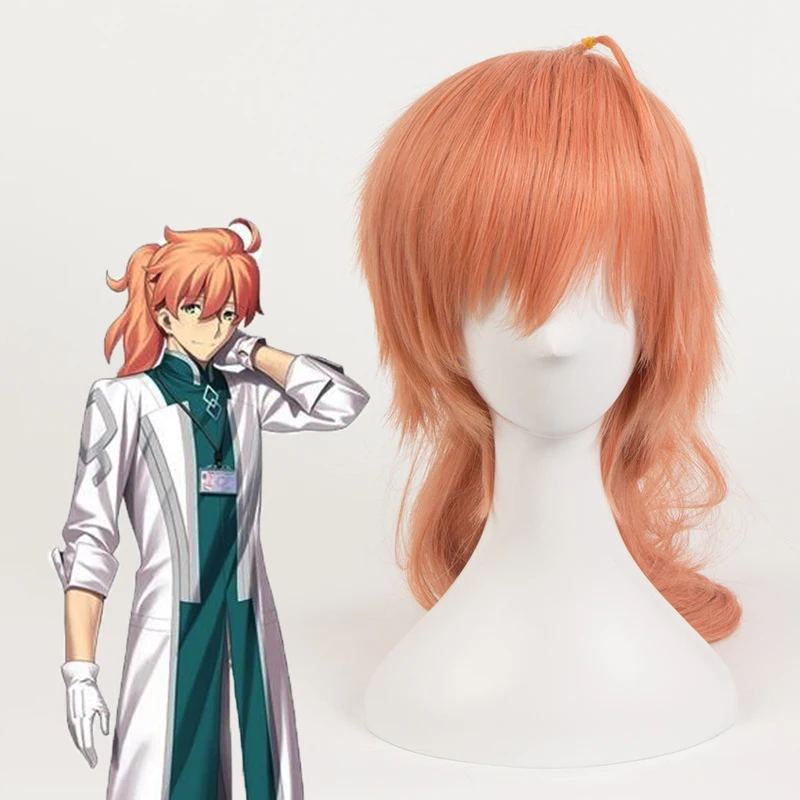 

Game Fate Grand Order Cosplay Wigs Dr Romani Archaman Cosplay Wig Heat Resistant Synthetic Wig Halloween Party Cosplay Wig