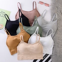 women sport bra fitness yoga tops solid padded breathable quick drt sports cropped tops female sport yoga bra push up straps