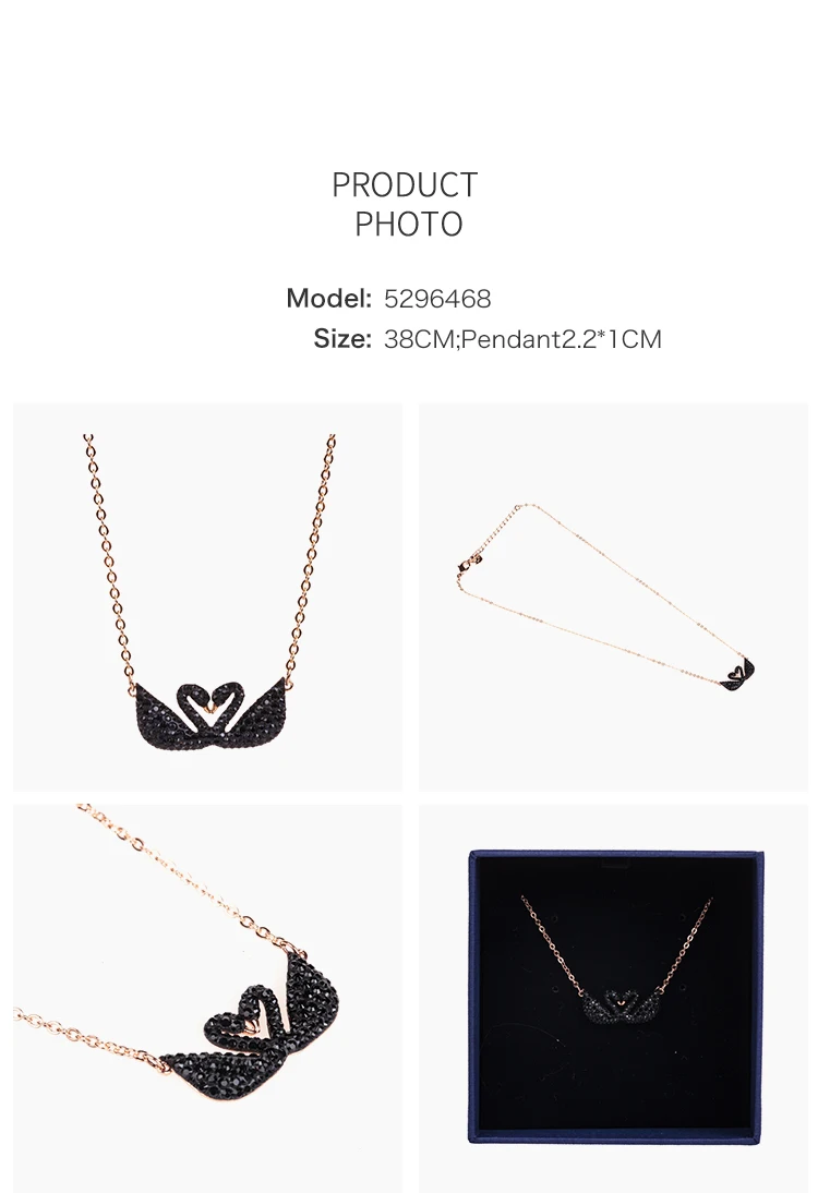Swarovski знаковые с покрытием кулон в виде лебедя 5204134/5204133/5279421/5272364/5347329/5194826/5215038
