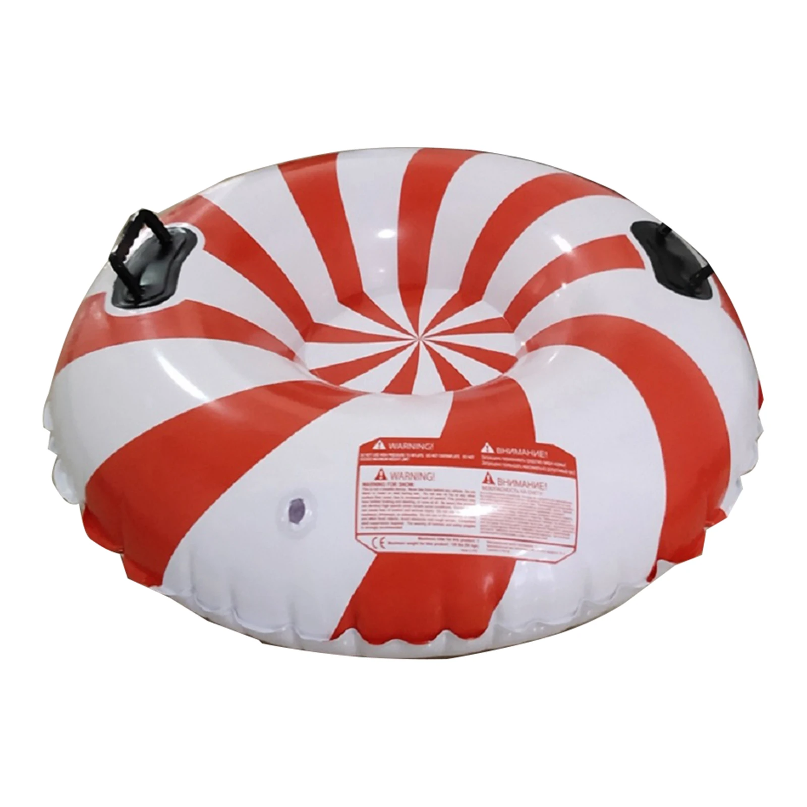 

Inflatable Snow Tube for Sledding Snow Tire Snowboard with Handles