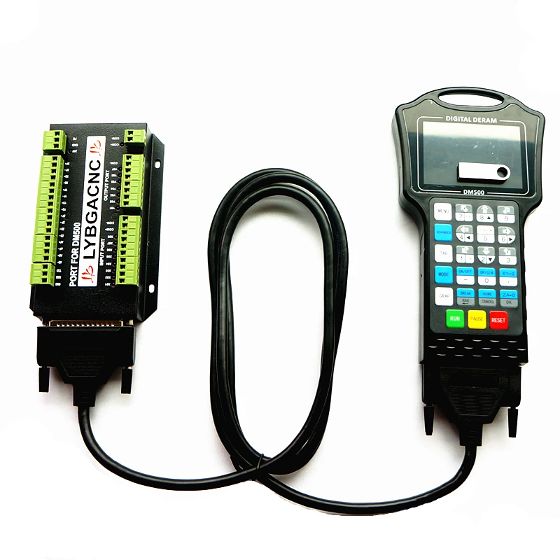 Ручной контроллер DSP DM500 с ЧПУ 3 и 4 осями 500 кГц G код поддержка CAD/CAM флэш диск USB для