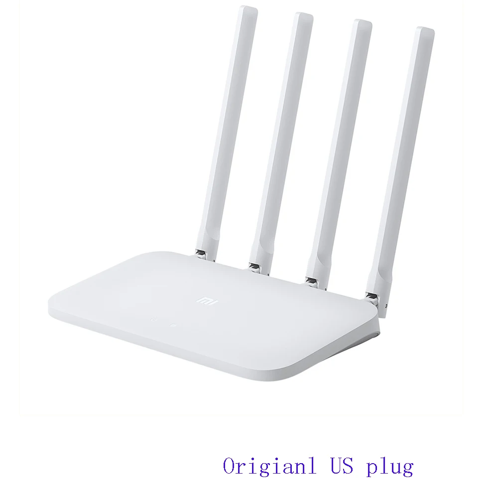 4c us plug Xiaomi mi Wifi роутер 4C высокоскоростной Wifi через стену King Home интеллектуальный анти-mi te сеть 100 Мега волоконно-оптический маршрутизатор - Цвет: 4c us plug