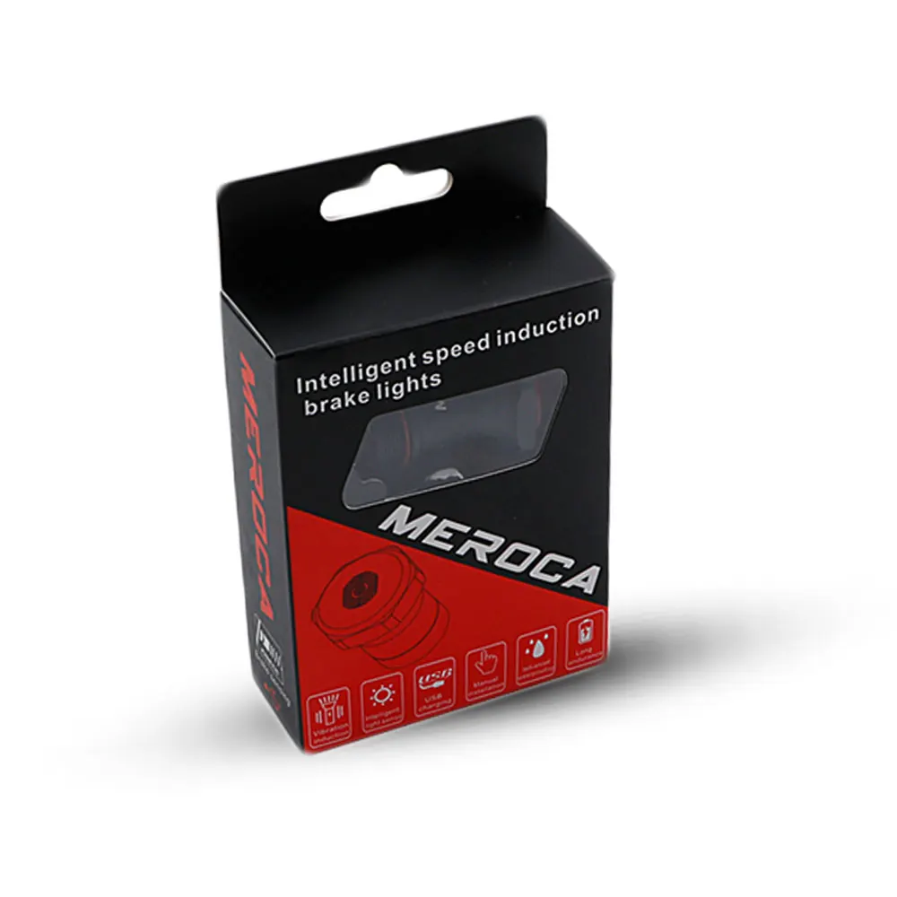 

Smart Bicycle Tail Rear Light Auto Start Stop Brake IPX6 Waterproof USB Charge Cycling Tail Taillight Bike LED Lights