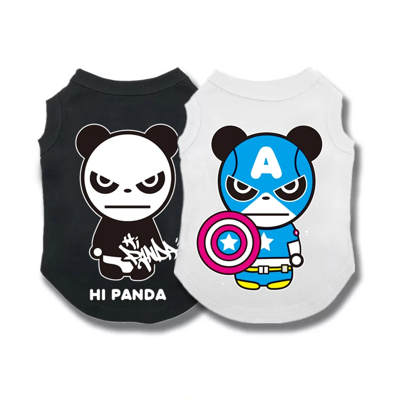 Лето домашнее животное хлопчатобумажный жилет с принтом прилив бренд свитер