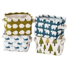 Креативная настольная корзина для хранения нижнего белья сделай сам, коробка для хранения косметики, органайзер для книг, домашний шкаф, органайзер, контейнер, корзина для белья