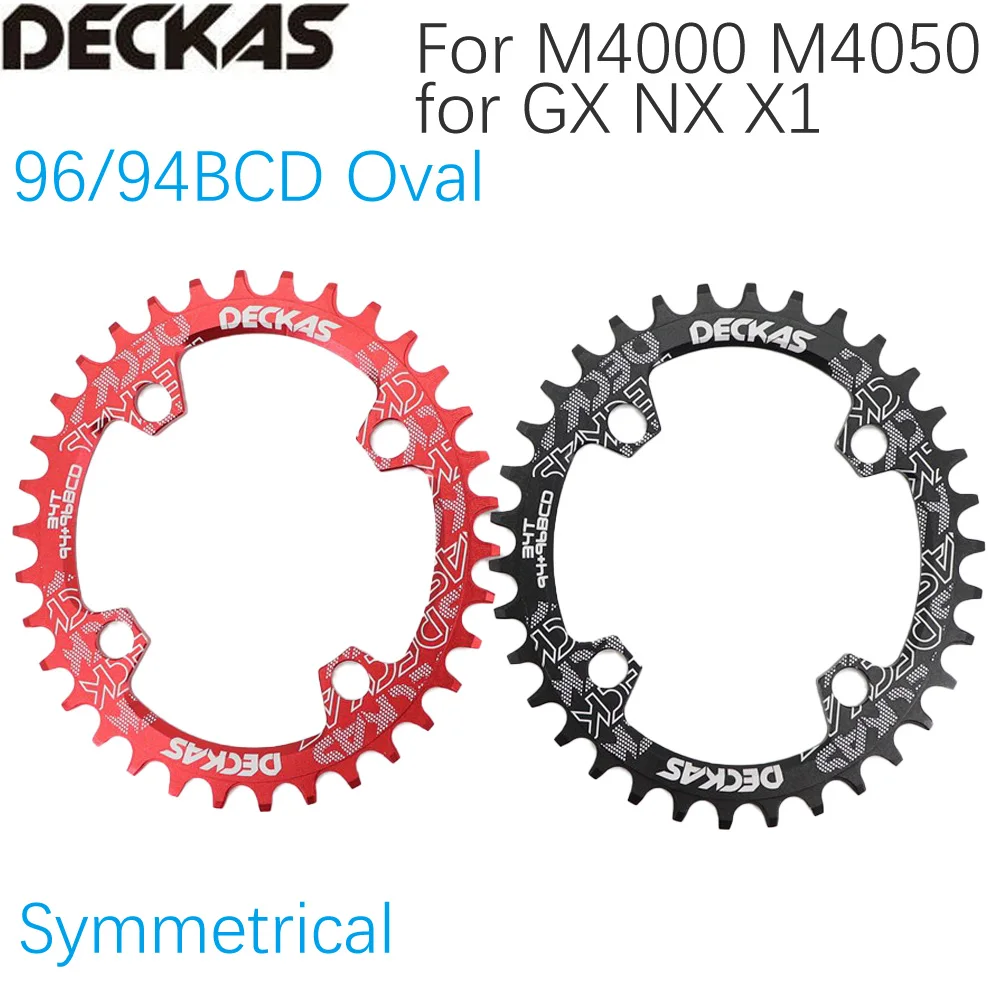 Звезда Deckas 96 BCD овальная 32t 34t 36t 38t горный велосипед с одной зубчатой пластиной 96BCD