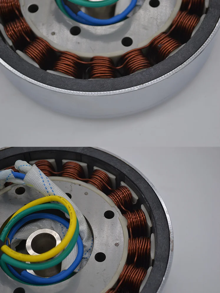 Расширитель диапазона генератор статор ротор 2KW3KW4KW5KW6KW7KW8KW 48v60v72v 18-полюсный