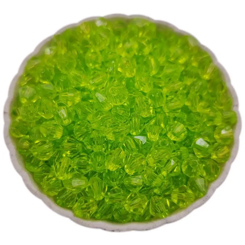 Акриловые прозрачные алмазные бусины россыпью 300 шт. для изготовления ювелирных