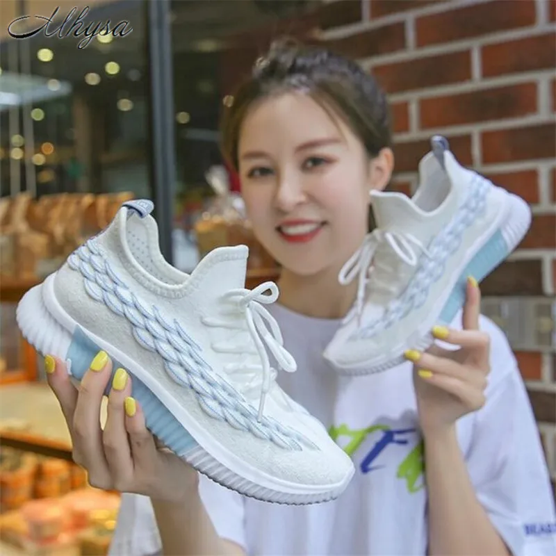 Кроссовки Mhysa женские легкие дышащие сетчатые повседневная обувь с