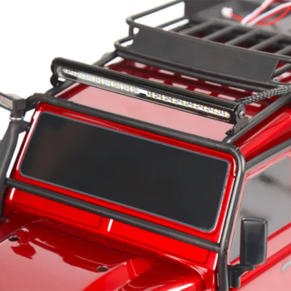 

RC Car Upgrade Parts LED Light Bar 32/36/44 Bulbs Roof Lamp for 1/10 RC Crawler Traxxas TRX4 Axial SCX10 90046 D90 TF2