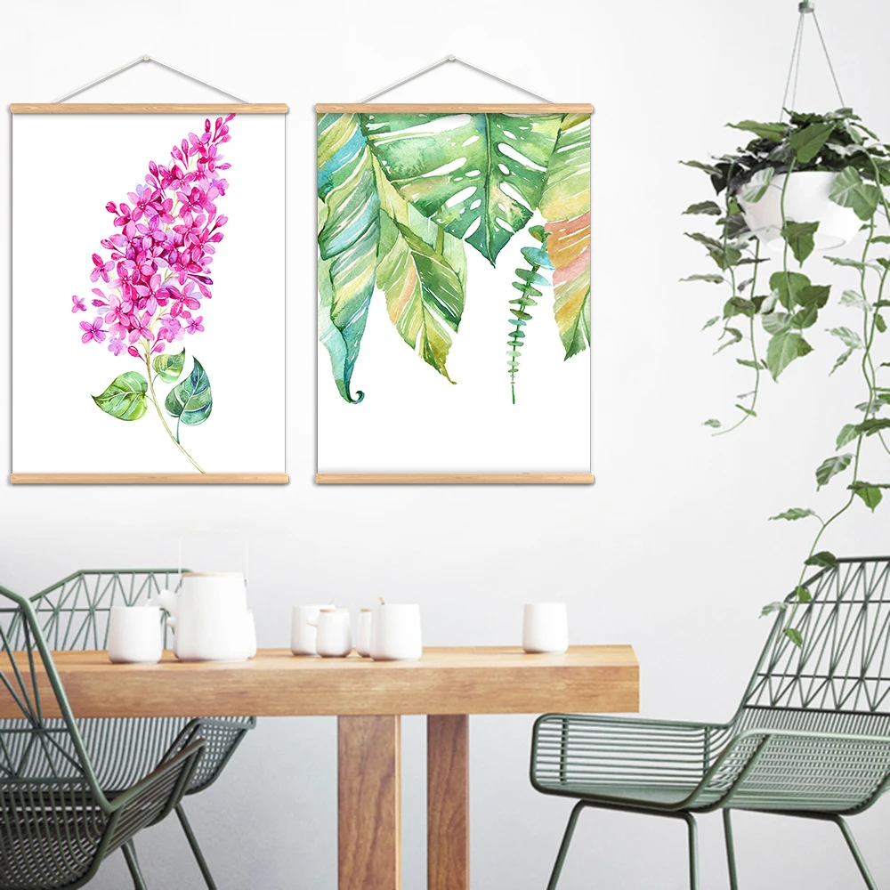 Постер в скандинавском стиле настенная Картина на холсте с акварельными