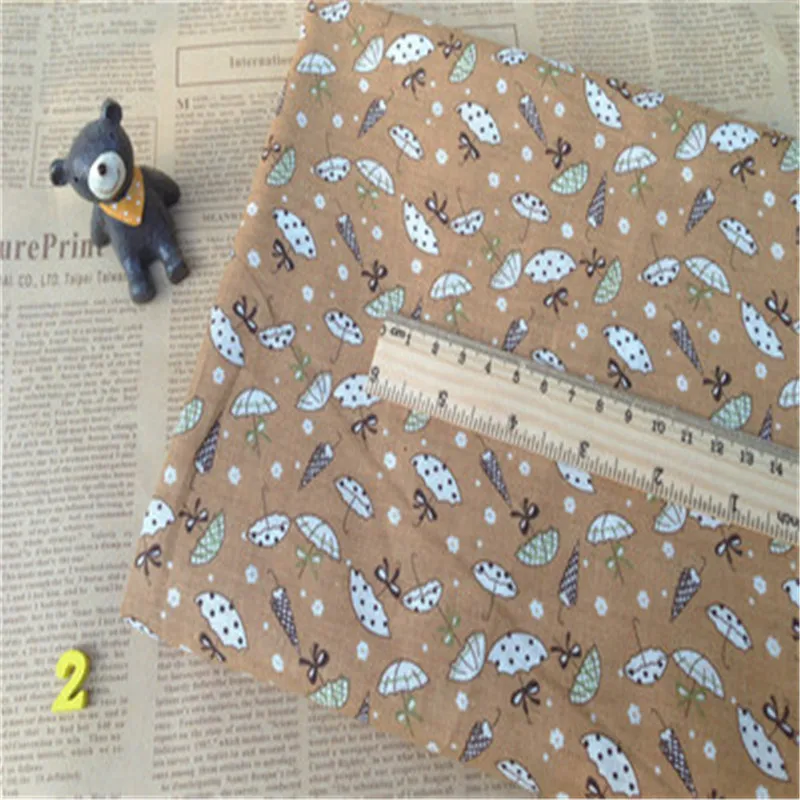 Хлопковая ткань с принтом в горошек Ткань Одежда занавеска скатерть