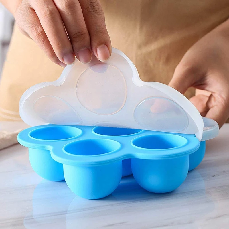 Silicone Egg Bites Molds and Steamer Rack Fits 5/6/8 Qt Pressure Cooker Baby Food Freezer Tray | Дом и сад