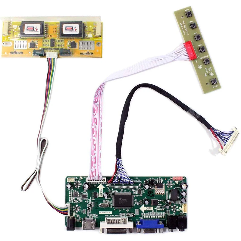 ЖК-драйвер для 17 дюймов M170En05 Hdmi Dvi Vga Аудио ЖК-контроллер плата 4Ccfl инвертор M170En06