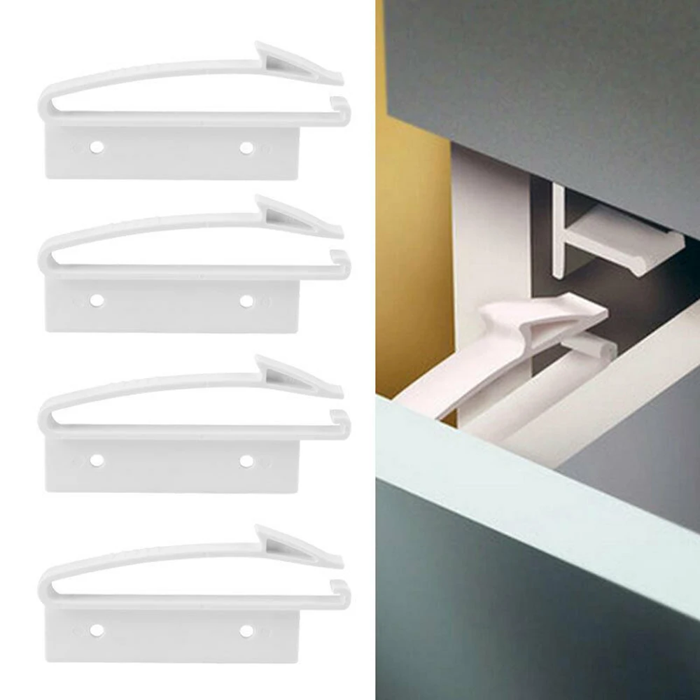 Замок для домашнего использования широкий захват защелки 4 Пакет ящик замок с