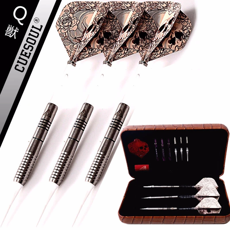 High grade packaging Новые 3 шт/комплект CUESOUL 18 г Вольфрам дротики Профессиональные Дартс мягкий наконечник Дартс с нейлоновые дротики валы - Цвет: High grade packaging