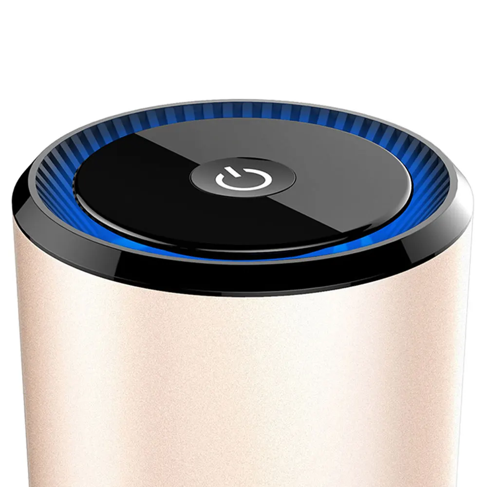 

Car Air Purifier Ionizer Air Freshener Odor Eliminator with Dual USB Charging Ports Remove Smoke Bad Odors Pets Smells Durable