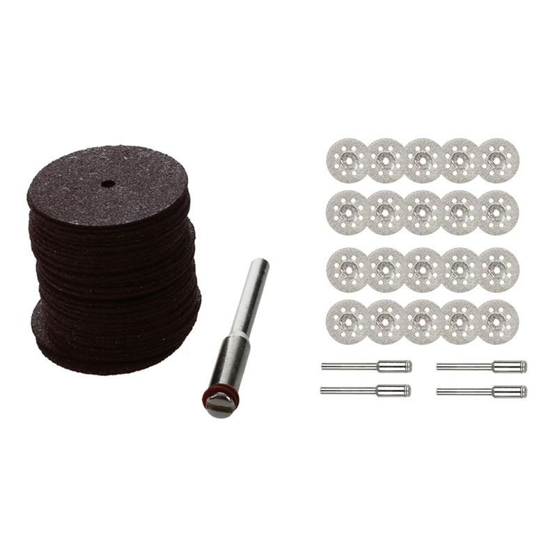

36 Pcs Cutting Discs Grinding Wheel Set & 1 Set 22Mm Diamond Cutting Wheel Off Discs With 3Mm Mandrel
