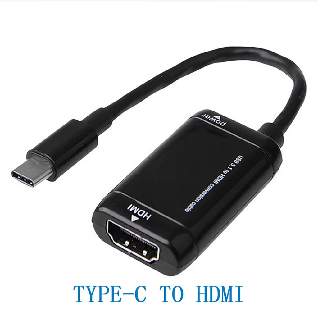 Разветвитель USB C HDMI с функцией порта питания конвертер 3 1 типа штекер гнездо для
