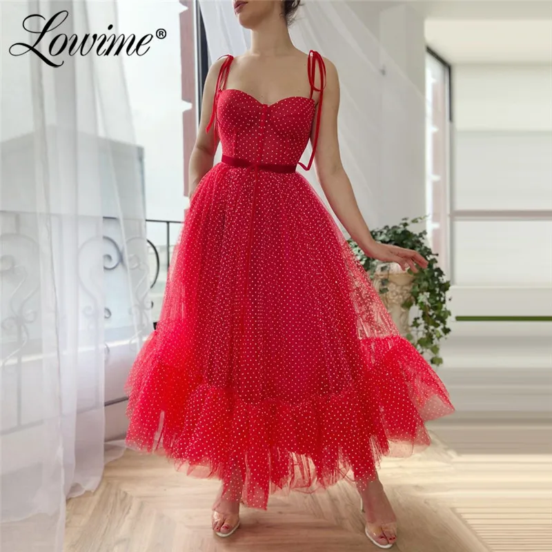 Красное короткое вечернее платье платья длиной до колена женские вечерние для