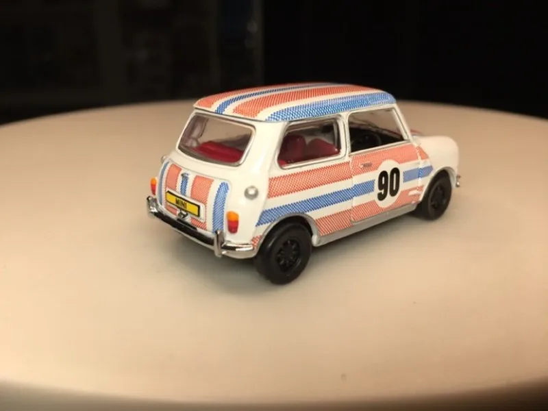 1:50 1990 MINI COOPER MK1 90 модель старинного автомобиля из сплава металлические игрушки