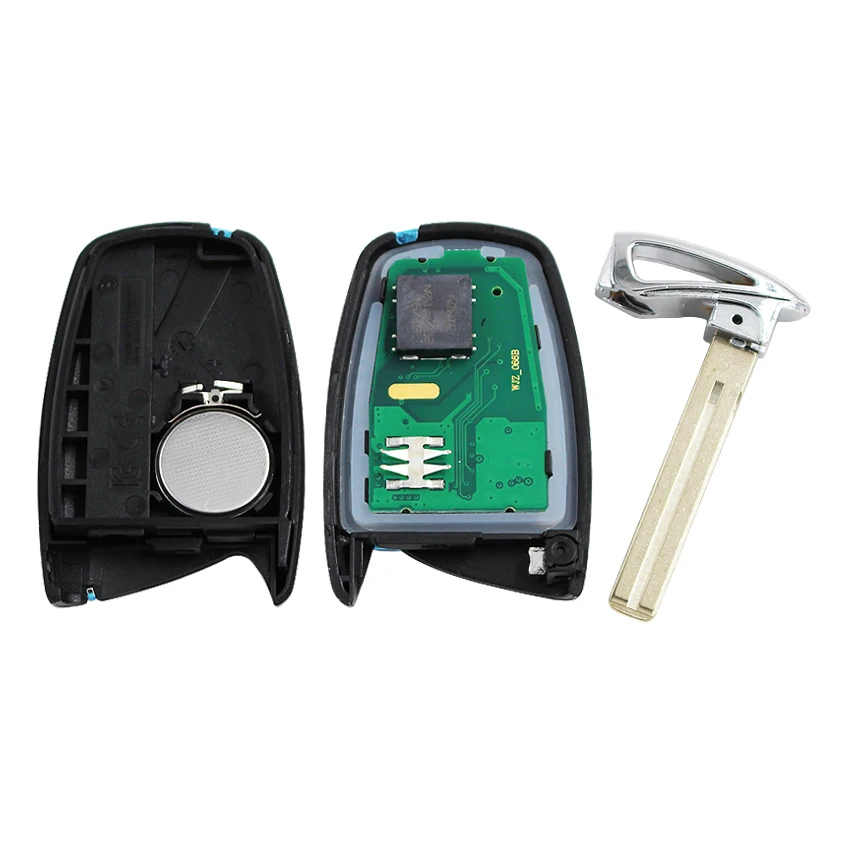 3 кнопочный смарт ключ без ключа дистанционный брелок для HYUNDAI Santa Fe 433 МГц с чипом