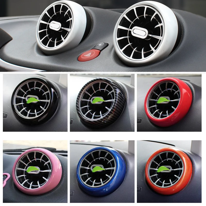 

Модификация выпускного отверстия кондиционера турбинный Стайлинг Сменные аксессуары интерьерные украшения для Smart 453 Fortwo Forfour