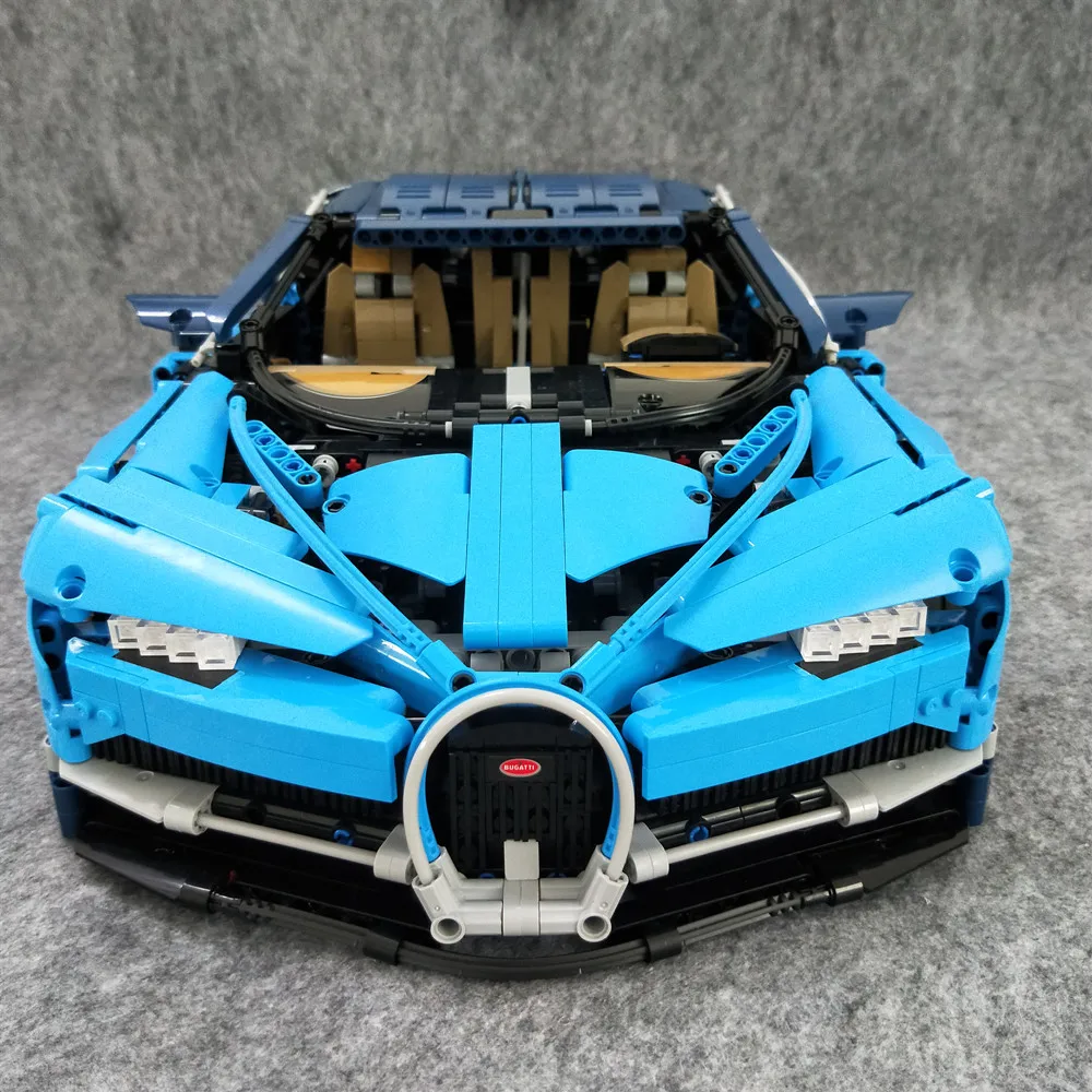 MOC 42083 Bugatti Chiron Technic гоночный автомобиль приложение RC двигатель совместимый Iegoset 20086 Кирпичи Строительные блоки игрушки рождественские подарки