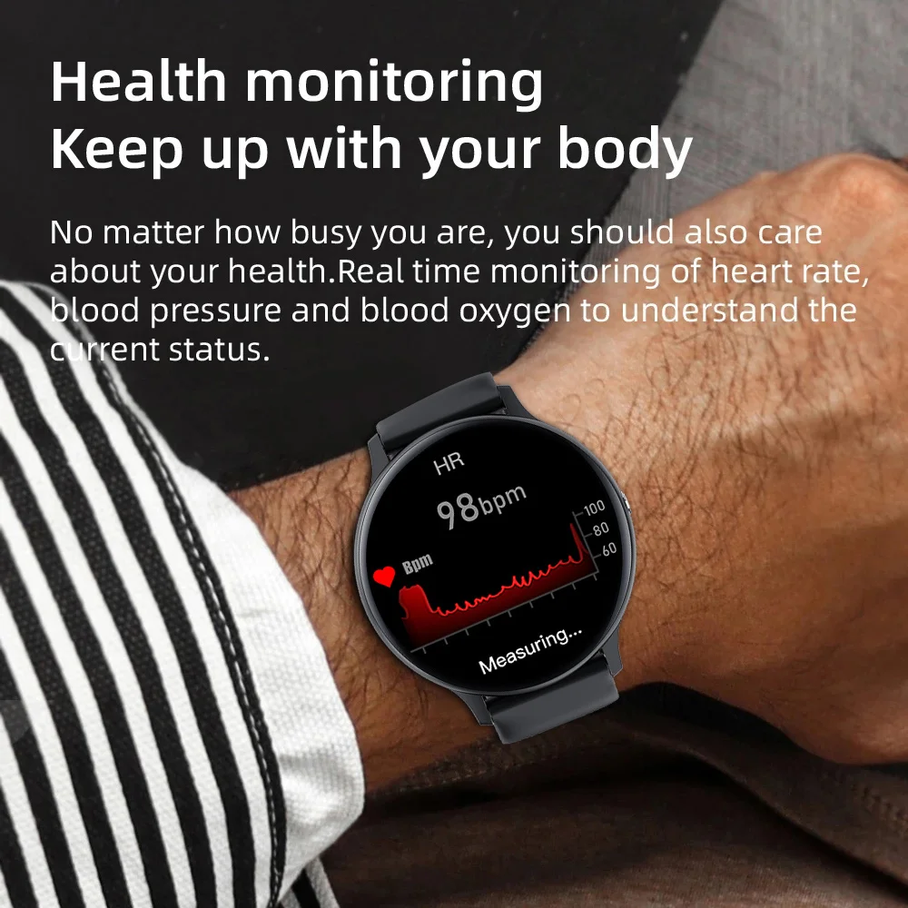 

2021 New Bluetooth call smart watch men women Sport mode Heart rate and blood pressure monitor Activity tracker Smartwatch