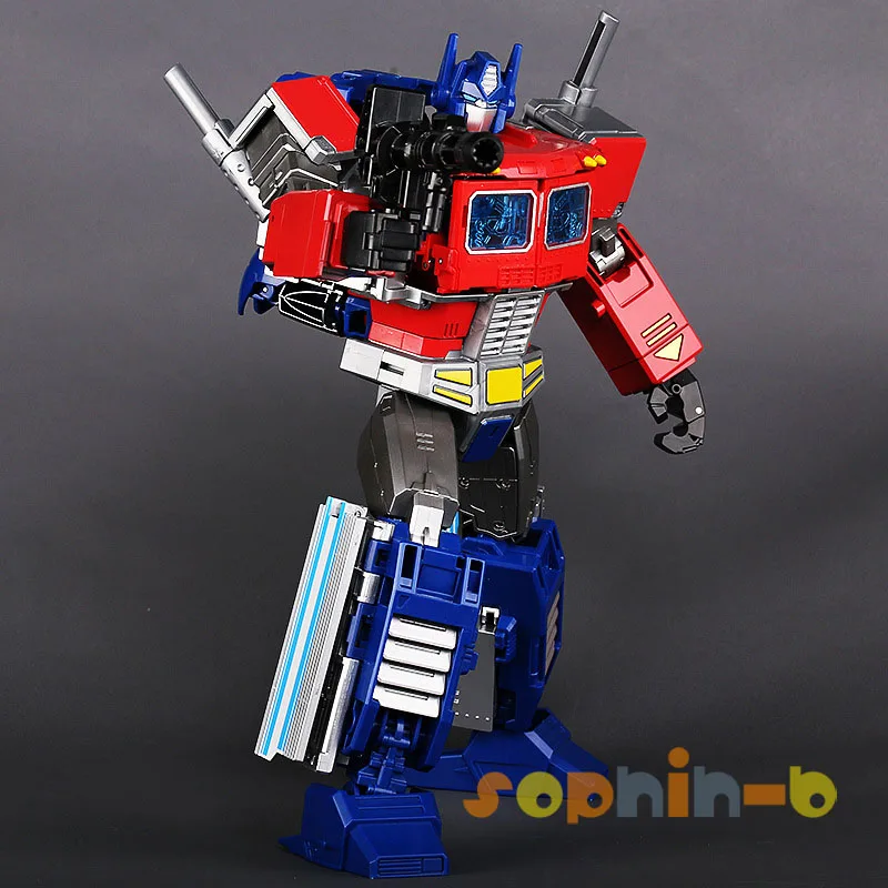 Трансформированный Optimus Prime с металлическими частями SS05 MP10 MP01 SS38 TE01 KO рисунок светодиодный стенд